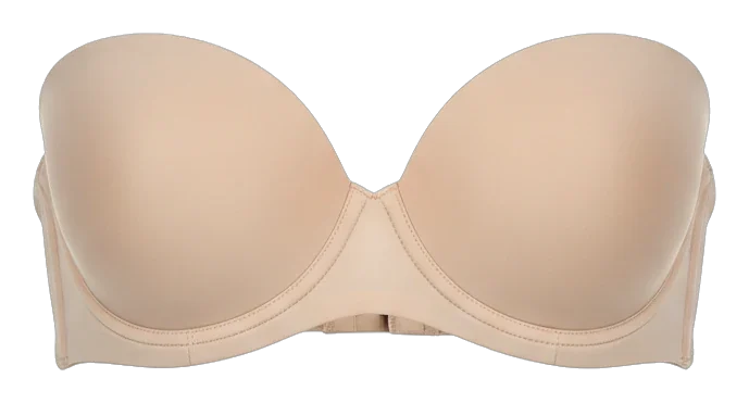 Brasier straple color nude sin tirantes